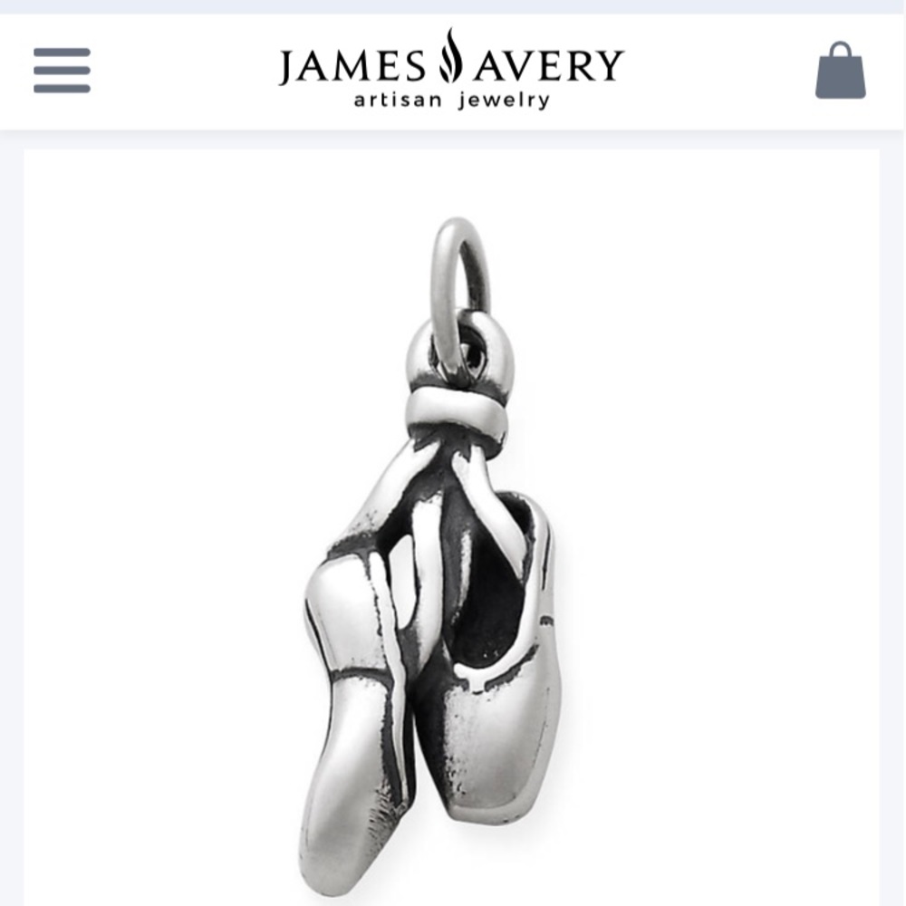 James Avery Ballet Shoes Charm